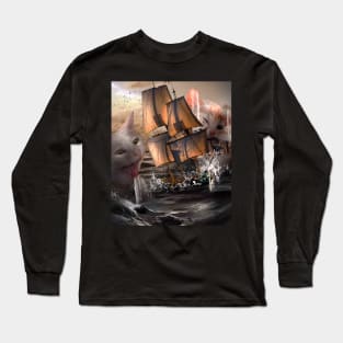 Cat Kraken Krakitten Long Sleeve T-Shirt